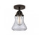 Bellmont - 1 Light - 6 inch - Oil Rubbed Bronze - Semi-Flush Mount (3442|288-1C-OB-G192-LED)
