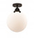 Beacon - 1 Light - 10 inch - Oil Rubbed Bronze - Semi-Flush Mount (3442|288-1C-OB-G201-10-LED)
