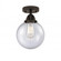 Beacon - 1 Light - 8 inch - Oil Rubbed Bronze - Semi-Flush Mount (3442|288-1C-OB-G204-8-LED)