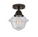 Oxford - 1 Light - 8 inch - Oil Rubbed Bronze - Semi-Flush Mount (3442|288-1C-OB-G534)