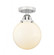Beacon - 1 Light - 8 inch - Polished Chrome - Semi-Flush Mount (3442|288-1C-PC-G201-8-LED)
