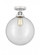 Beacon - 1 Light - 12 inch - Polished Chrome - Semi-Flush Mount (3442|288-1C-PC-G202-12-LED)