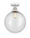 Beacon - 1 Light - 12 inch - Polished Chrome - Semi-Flush Mount (3442|288-1C-PC-G204-12)