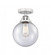 Beacon - 1 Light - 8 inch - Polished Chrome - Semi-Flush Mount (3442|288-1C-PC-G204-8-LED)