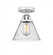 Cone - 1 Light - 8 inch - Polished Chrome - Semi-Flush Mount (3442|288-1C-PC-G44-LED)