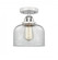 Bell - 1 Light - 8 inch - Polished Chrome - Semi-Flush Mount (3442|288-1C-PC-G72-LED)