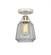 Chatham - 1 Light - 7 inch - Polished Nickel - Semi-Flush Mount (3442|288-1C-PN-G142)