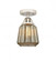 Chatham - 1 Light - 7 inch - Polished Nickel - Semi-Flush Mount (3442|288-1C-PN-G146)
