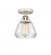 Fulton - 1 Light - 7 inch - Polished Nickel - Semi-Flush Mount (3442|288-1C-PN-G172-LED)