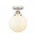 Beacon - 1 Light - 8 inch - Polished Nickel - Semi-Flush Mount (3442|288-1C-PN-G201-8)