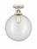 Beacon - 1 Light - 12 inch - Polished Nickel - Semi-Flush Mount (3442|288-1C-PN-G202-12)
