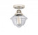 Oxford - 1 Light - 8 inch - Polished Nickel - Semi-Flush Mount (3442|288-1C-PN-G532)