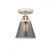 Cone - 1 Light - 6 inch - Polished Nickel - Semi-Flush Mount (3442|288-1C-PN-G63-LED)
