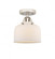 Bell - 1 Light - 8 inch - Polished Nickel - Semi-Flush Mount (3442|288-1C-PN-G71)