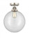 Beacon - 1 Light - 12 inch - Brushed Satin Nickel - Semi-Flush Mount (3442|288-1C-SN-G202-12)