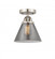 Cone - 1 Light - 8 inch - Brushed Satin Nickel - Semi-Flush Mount (3442|288-1C-SN-G43-LED)