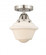 Oxford - 1 Light - 8 inch - Brushed Satin Nickel - Semi-Flush Mount (3442|288-1C-SN-G531)