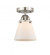 Cone - 1 Light - 6 inch - Brushed Satin Nickel - Semi-Flush Mount (3442|288-1C-SN-G61)