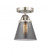 Cone - 1 Light - 6 inch - Brushed Satin Nickel - Semi-Flush Mount (3442|288-1C-SN-G63)