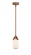Dover - 1 Light - 5 inch - Antique Copper - Stem hung - Mini Pendant (3442|288-1S-AC-G311-LED)