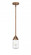 Dover - 1 Light - 5 inch - Antique Copper - Stem hung - Mini Pendant (3442|288-1S-AC-G312-LED)