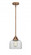 Bell - 1 Light - 8 inch - Antique Copper - Stem hung - Mini Pendant (3442|288-1S-AC-G72)