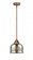 Bell - 1 Light - 8 inch - Antique Copper - Stem hung - Mini Pendant (3442|288-1S-AC-G78)