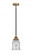 Canton - 1 Light - 6 inch - Black Antique Brass - Stem hung - Mini Pendant (3442|288-1S-BAB-G184)