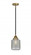 Stanton - 1 Light - 6 inch - Black Antique Brass - Stem hung - Mini Pendant (3442|288-1S-BAB-G262-LED)