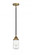 Dover - 1 Light - 5 inch - Black Antique Brass - Stem hung - Mini Pendant (3442|288-1S-BAB-G312-LED)