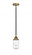 Dover - 1 Light - 5 inch - Black Antique Brass - Stem hung - Mini Pendant (3442|288-1S-BAB-G314-LED)