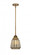 Chatham - 1 Light - 7 inch - Brushed Brass - Stem hung - Mini Pendant (3442|288-1S-BB-G146)