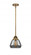 Fulton - 1 Light - 7 inch - Brushed Brass - Stem hung - Mini Pendant (3442|288-1S-BB-G173)