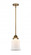 Canton - 1 Light - 6 inch - Brushed Brass - Stem hung - Mini Pendant (3442|288-1S-BB-G181-LED)