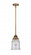 Canton - 1 Light - 6 inch - Brushed Brass - Stem hung - Mini Pendant (3442|288-1S-BB-G184-LED)