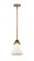 Bellmont - 1 Light - 6 inch - Brushed Brass - Stem hung - Mini Pendant (3442|288-1S-BB-G191)
