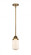 Dover - 1 Light - 5 inch - Brushed Brass - Stem hung - Mini Pendant (3442|288-1S-BB-G311-LED)