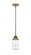 Dover - 1 Light - 5 inch - Brushed Brass - Stem hung - Mini Pendant (3442|288-1S-BB-G312)