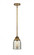 Bell - 1 Light - 5 inch - Brushed Brass - Stem hung - Mini Pendant (3442|288-1S-BB-G58)