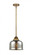 Bell - 1 Light - 8 inch - Brushed Brass - Stem hung - Mini Pendant (3442|288-1S-BB-G78)