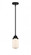 Dover - 1 Light - 5 inch - Matte Black - Stem hung - Mini Pendant (3442|288-1S-BK-G311)