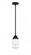 Dover - 1 Light - 5 inch - Matte Black - Stem hung - Mini Pendant (3442|288-1S-BK-G312-LED)