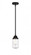 Dover - 1 Light - 5 inch - Matte Black - Stem hung - Mini Pendant (3442|288-1S-BK-G314-LED)