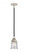 Canton - 1 Light - 5 inch - Black Polished Nickel - Stem hung - Mini Pendant (3442|288-1S-BPN-G184S)