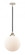 Beacon - 1 Light - 12 inch - Black Polished Nickel - Stem hung - Mini Pendant (3442|288-1S-BPN-G201-12)