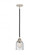 Bell - 1 Light - 5 inch - Black Polished Nickel - Stem hung - Mini Pendant (3442|288-1S-BPN-G54-LED)