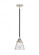 Cone - 1 Light - 6 inch - Black Polished Nickel - Stem hung - Mini Pendant (3442|288-1S-BPN-G64)