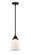 Canton - 1 Light - 6 inch - Oil Rubbed Bronze - Stem hung - Mini Pendant (3442|288-1S-OB-G181-LED)