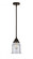 Canton - 1 Light - 6 inch - Oil Rubbed Bronze - Stem hung - Mini Pendant (3442|288-1S-OB-G184)