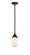 Dover - 1 Light - 5 inch - Oil Rubbed Bronze - Stem hung - Mini Pendant (3442|288-1S-OB-G311-LED)